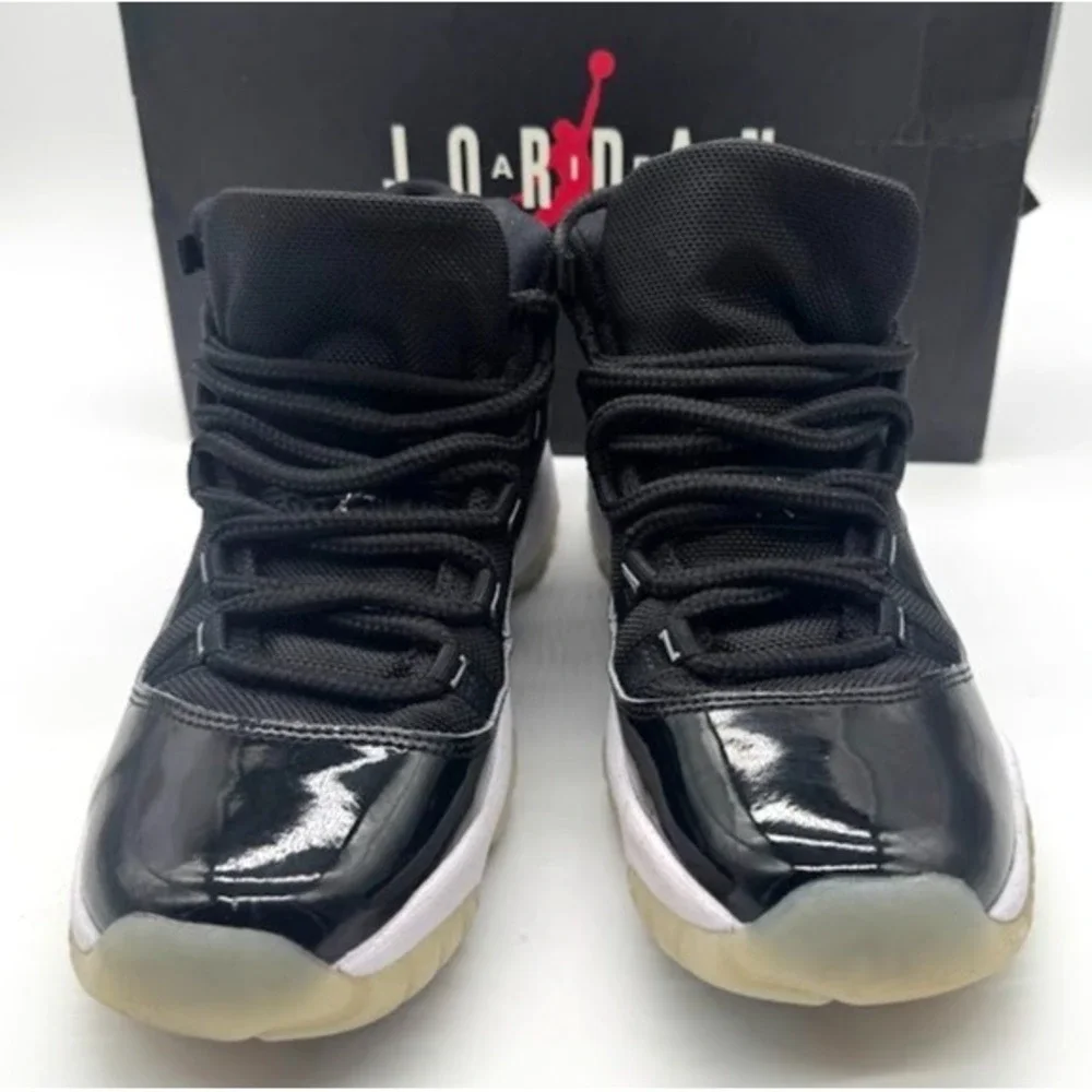 Nike Air Jordan 11 Retro GS Space Jam 2016‎ Black 7Y 378038-011 OG Box
